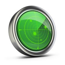 écran de radar